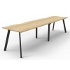 Deluxe Infinity 2 PERSON WORKSTATION Eternity Leg Single-Sided No Screen