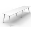 Deluxe Infinity 2 PERSON WORKSTATION Eternity Leg Single-Sided No Screen