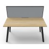 Deluxe Infinity 1 PERSON WORKSTATION Eternity Leg Single-Sided With Screen