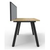 Deluxe Infinity 1 PERSON WORKSTATION Eternity Leg Single-Sided With Screen