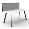Deluxe Infinity 1 PERSON WORKSTATION Eternity Leg Single-Sided With Screen