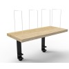 Deluxe Infinity Clamp Mounted Desk Shelf