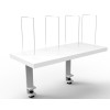 Deluxe Infinity Clamp Mounted Desk Shelf