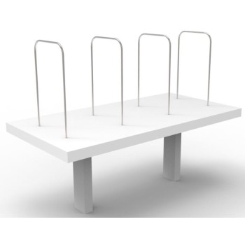 Deluxe Infinity Desk Mounted Shelf
