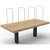 Deluxe Infinity Desk Mounted Shelf