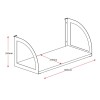 Deluxe Infinity Screen Hung Shelf