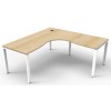 Deluxe Infinity 1 PERSON CORNER WORKSTATION Profile Leg 