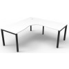 Deluxe Infinity 1 PERSON CORNER WORKSTATION Profile Leg 
