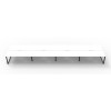 Deluxe Infinity 8 PERSON WORKSTATION Loop Leg Double-Sided No Screen