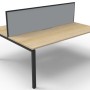 Deluxe Infinity Profile Leg Double-Sided With Screen
