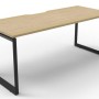 Deluxe Infinity 1 PERSON WORKSTATION Loop Leg Single-Sided No Screen