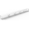 Deluxe Infinity 5 PERSON WORKSTATION Loop Leg Single-Sided No Screen