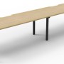 Deluxe Infinity 2 PERSON WORKSTATION Loop Leg Single-Sided No Screen