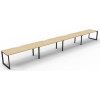 Deluxe Infinity 4 PERSON WORKSTATION Loop Leg Single-Sided No Screen