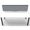 Deluxe Infinity 1 PERSON WORKSTATION Profile Leg Single-Sided With Screen