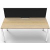 Deluxe Infinity 1 PERSON WORKSTATION Profile Leg Single-Sided With Screen