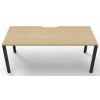 Deluxe Infinity 1 PERSON WORKSTATION Profile Leg Single-Sided No Screen