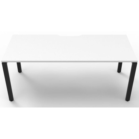 Deluxe Infinity 1 PERSON WORKSTATION Profile Leg Single-Sided No Screen