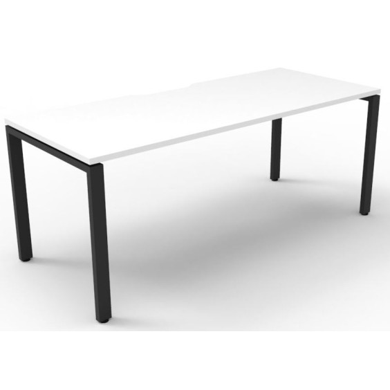 Deluxe Infinity 1 PERSON WORKSTATION Profile Leg Single-Sided No Screen