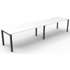Deluxe Infinity 2 PERSON WORKSTATION Profile Leg Single-Sided No Screen