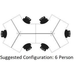 Rapid Workstation Cluster Style 120 Degree