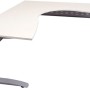 Rapid Span Corner Workstation - White Top with Choice of Bases